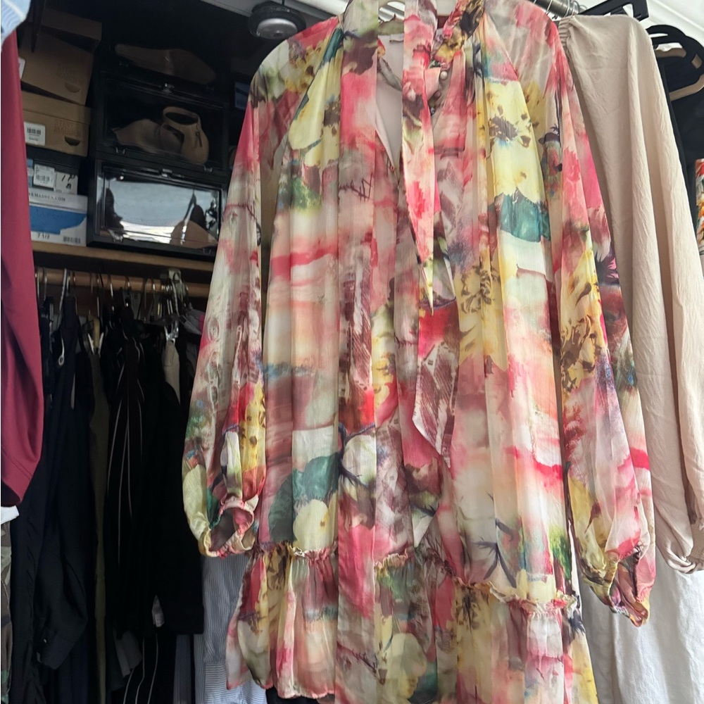 Floral Ruffle Dress - Picture 3 of 3